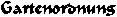 Gartenordnung